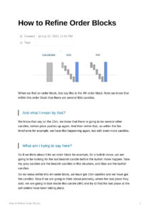017 Old Course LECTURE 1 PDF HOW TO REFINE ORDER BLOCK Kitap Kapağı