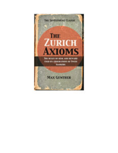 0190 The Zurich axioms rules of risk and reward used by generations Kitap Kapağı