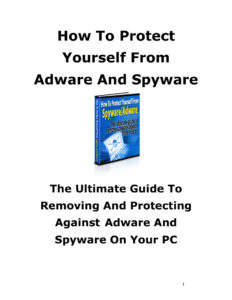 62c8251120e0e how to protect yourself from adware and spyware Kitap Kapağı