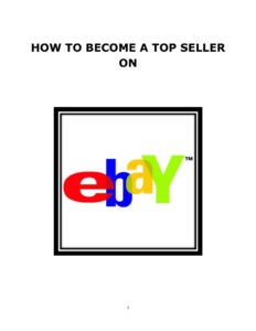 62cabf4b32209 how to become a top on ebay Kitap Kapağı
