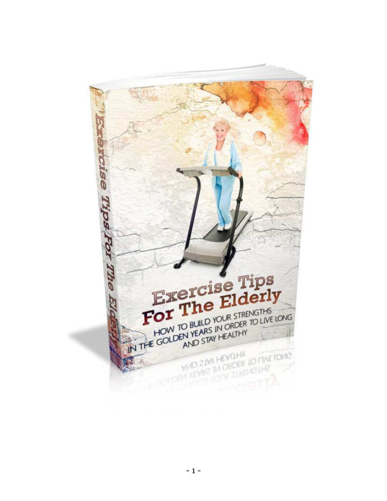Exercise Tips for the Elderly PDF – Unknown Author