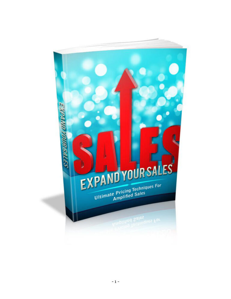 Expand Your Sales PDF – Unknown Author