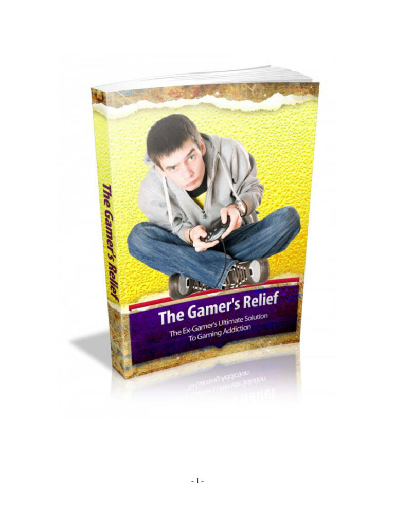 The Gamer’s Relief PDF – Unknown Author