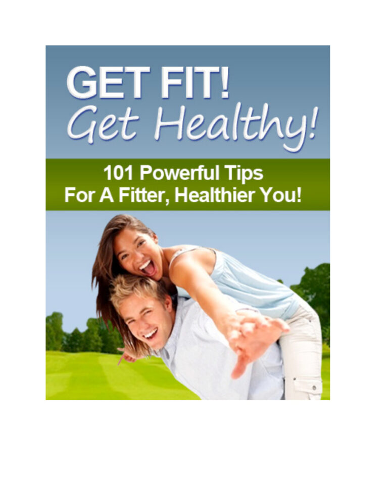 Get Fit Get Healthy PDF – Unknown Author