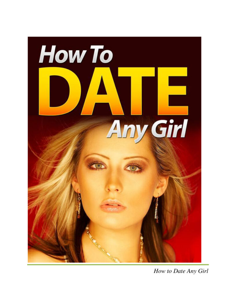 62cdd131c7113 how to date any girl Kitap Kapağı