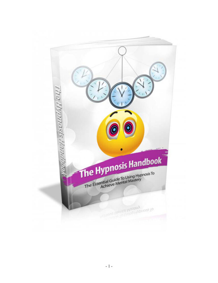 The Hypnosis Handbook PDF – Unknown Author