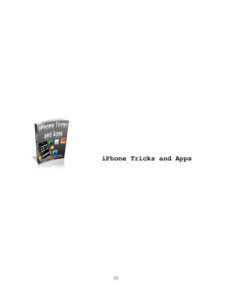 62ce05404f49c iphone tricks and apps Kitap Kapağı