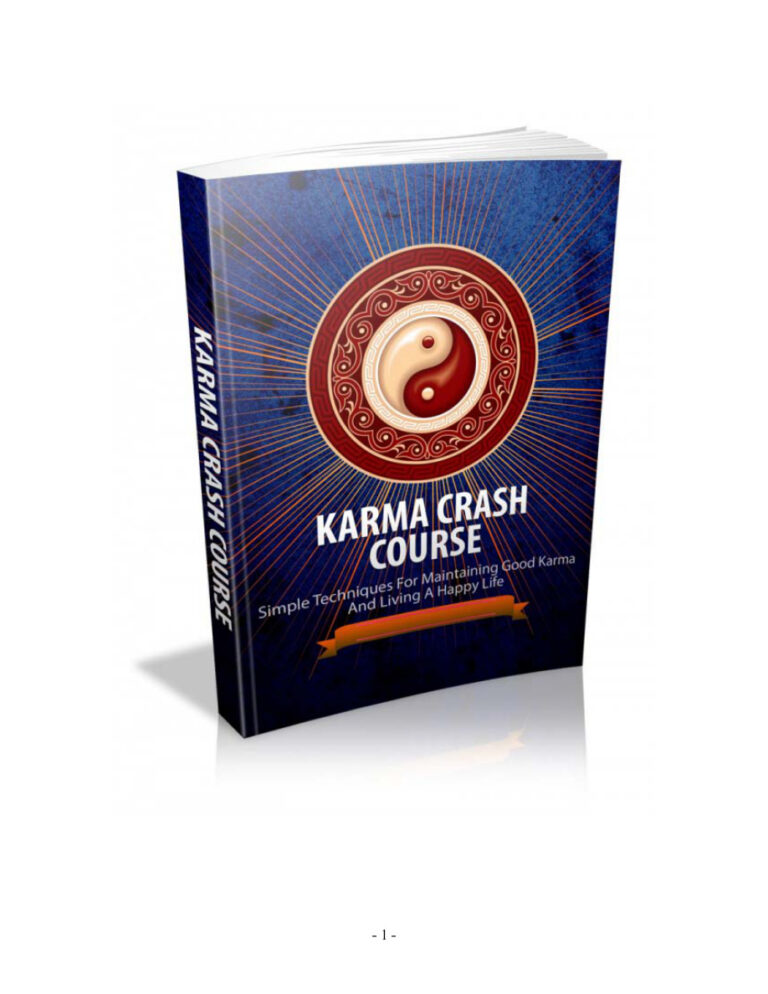 Karma Crash Course PDF – Unknown Author