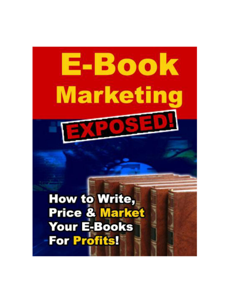 E-book Marketing Exposed PDF – Unknown Author