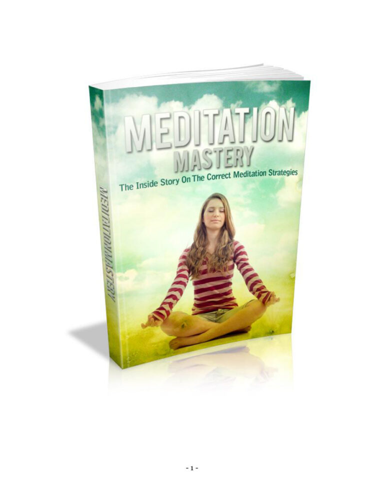 62cf168a7d671 meditation mastery Kitap Kapağı