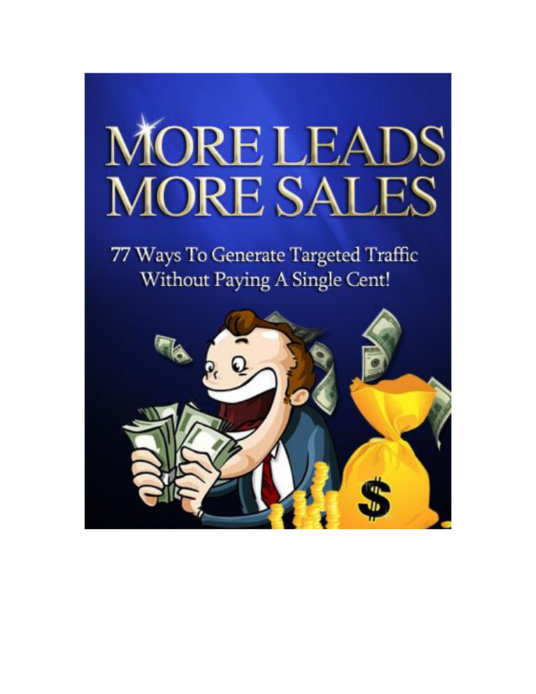 More Leads More Sales PDF – Unknown Author