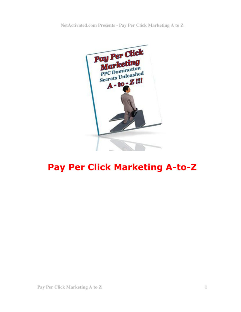 Pay-Per-Click Marketing A to Z PDF – Unknown Author
