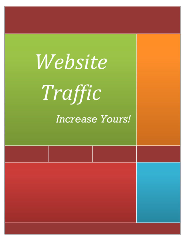 Website Traffic PDF – Unknown Author
