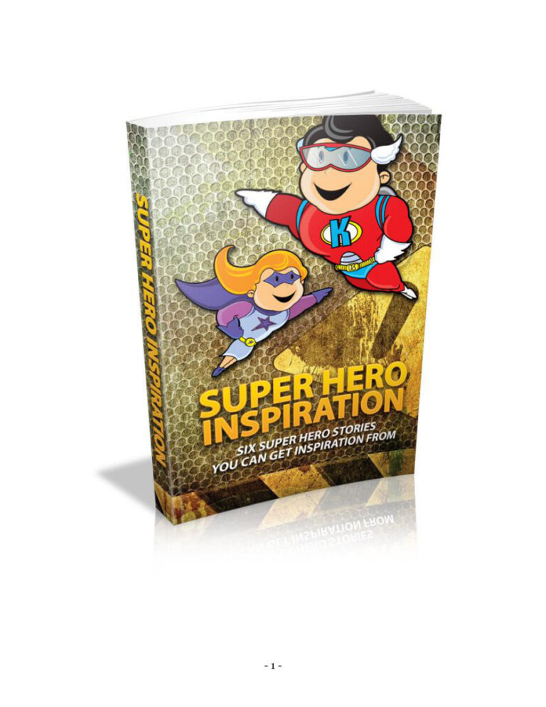 62e103661a128 super hero inspiration Kitap Kapağı