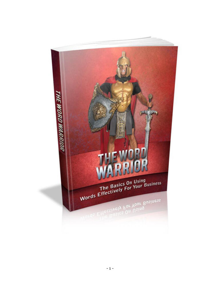 The Word Warrior PDF – Unknown Author