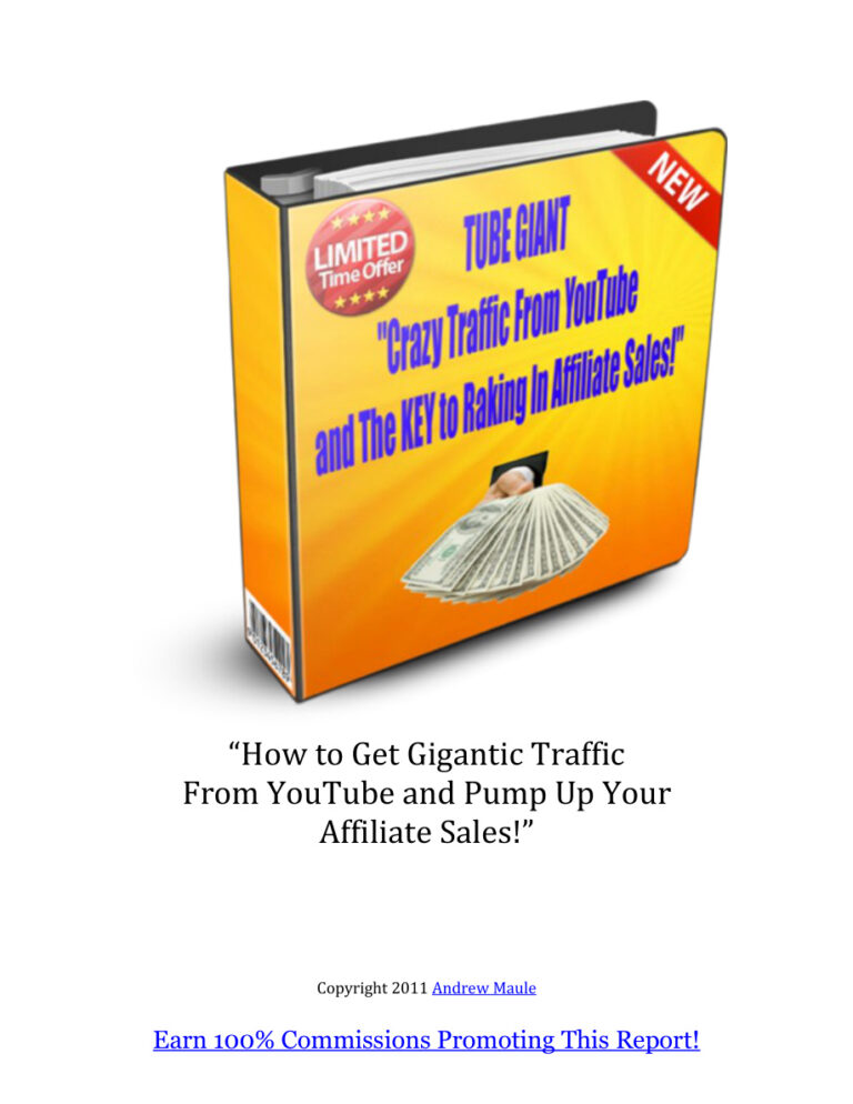 Crazy Traffic from YouTube PDF – Unknown Author