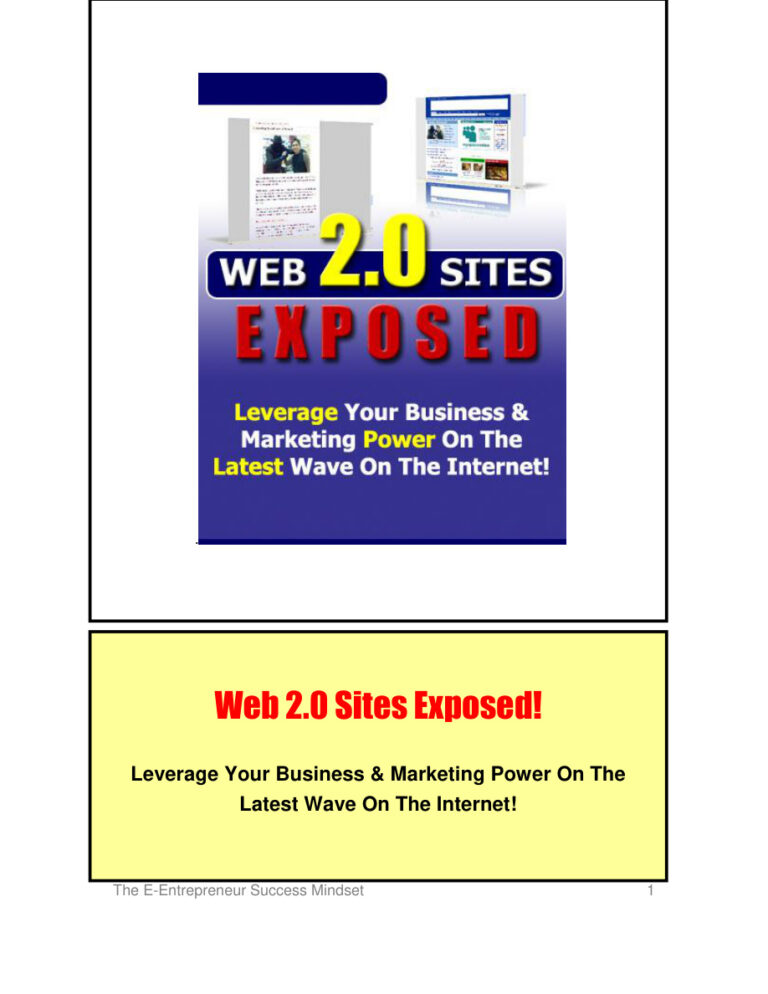 Web 2.0 Sites Exposed PDF – Unknown Author