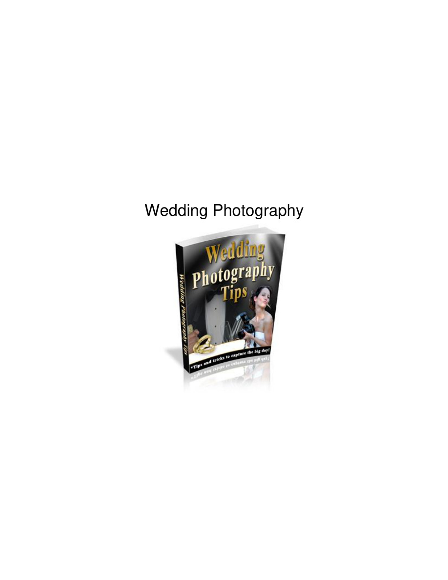 Wedding Photography Tips