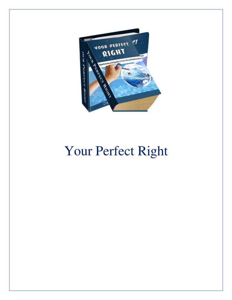 Your Perfect Right PDF – Robert Alberti Michael Emmons