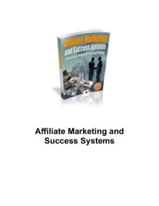 62e3bd50e3c11 affiliate marketing and success systems Kitap Kapağı