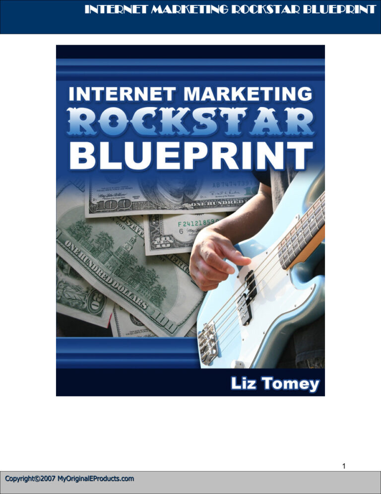 Internet Marketing Rockstar Blueprint PDF – Unknown Author