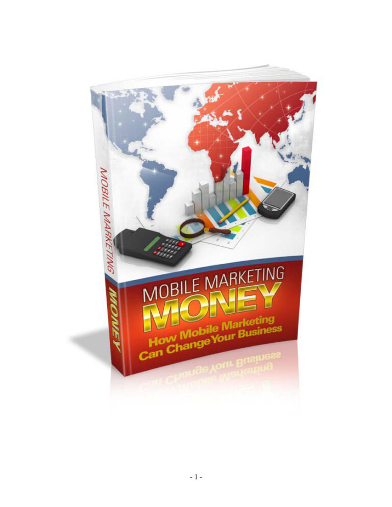 Mobile Marketing Money PDF – Unknown Author