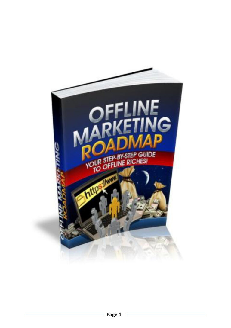 Offline Marketing Roadmap PDF – Unknown Author