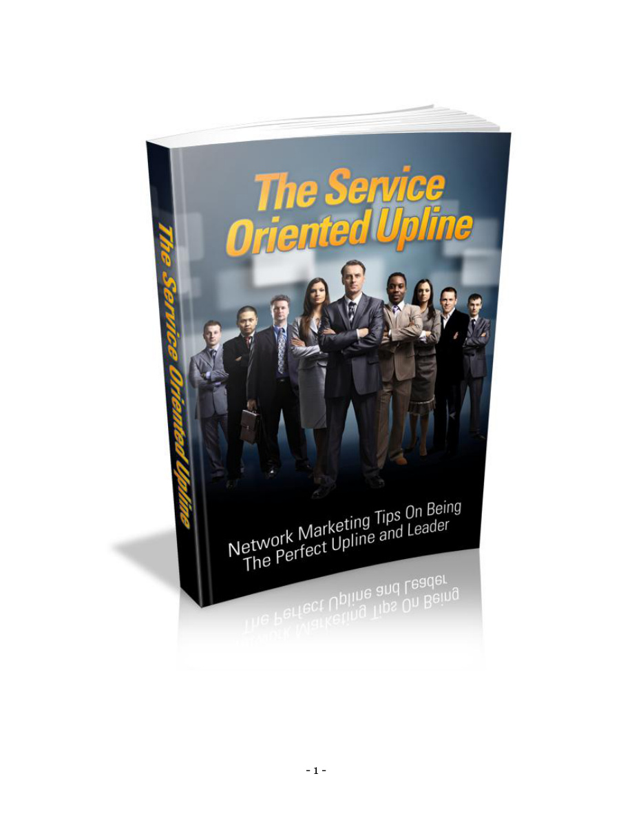 The Service Oriented Upline