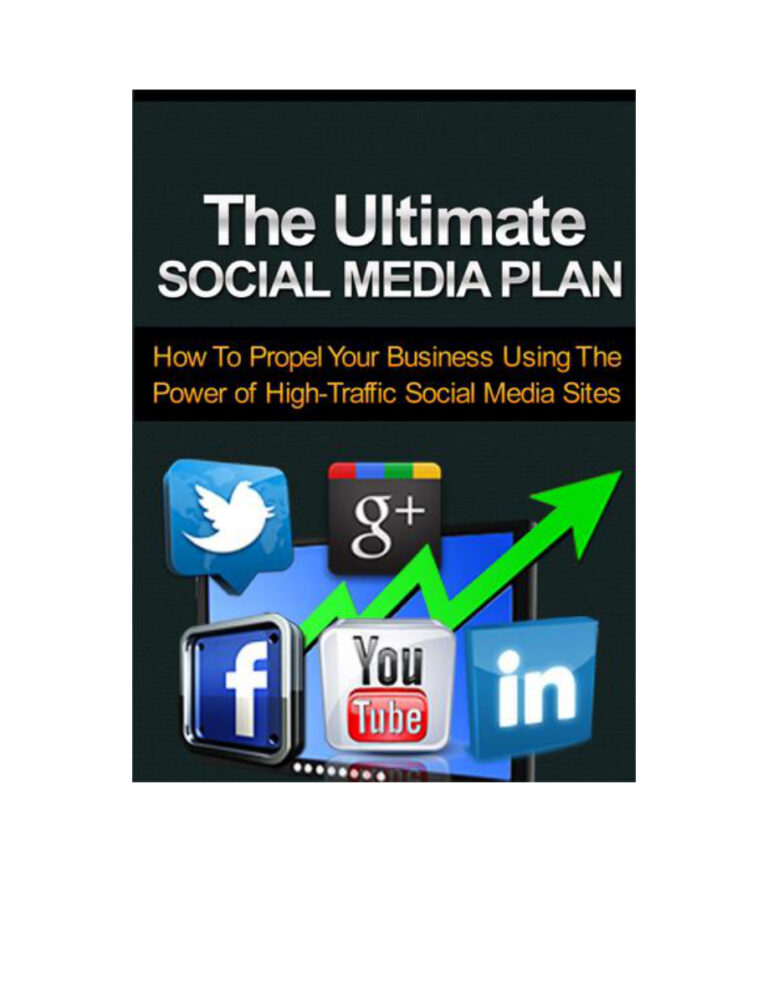 The Ultimate Social Media Plan PDF – Unknown Author
