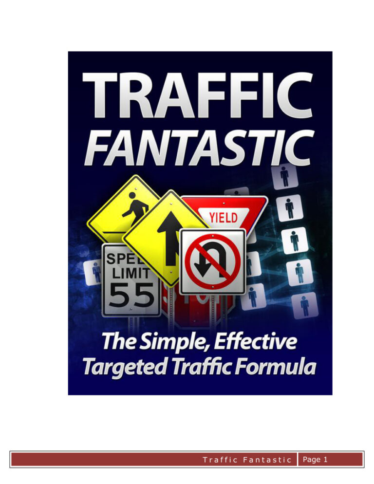 Traffic Fantastic PDF – Unknown Author
