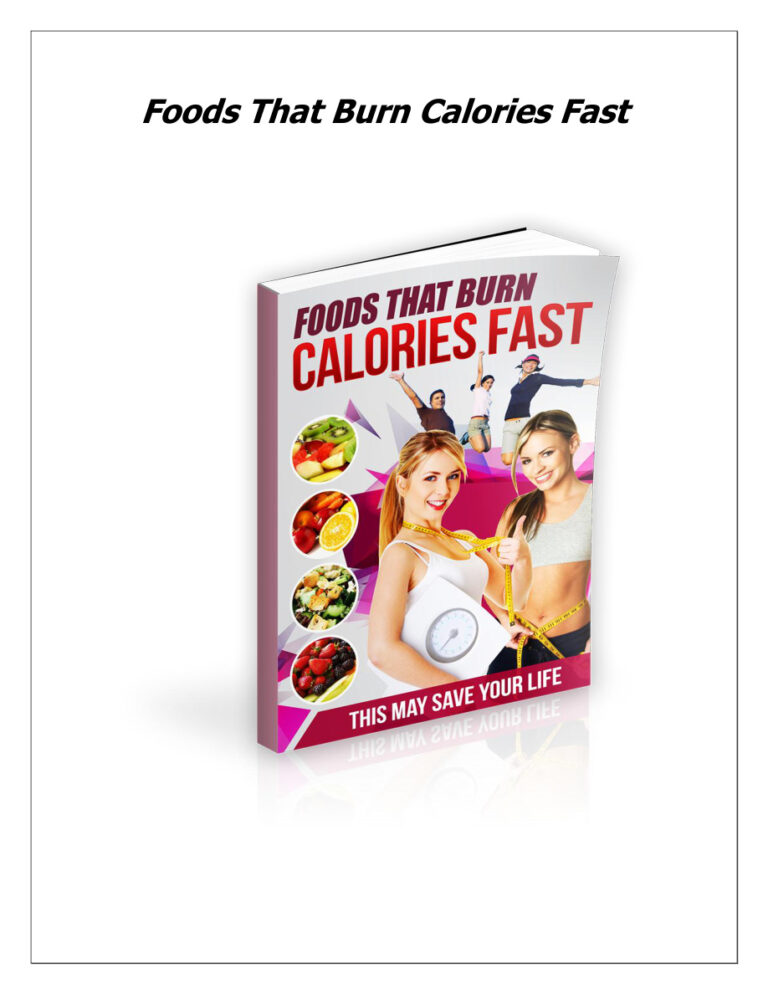 Foods That Burn Calories Fast PDF – Unknown Author
