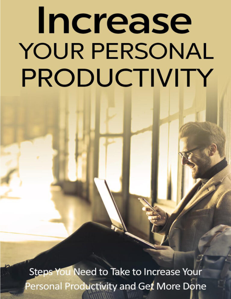Increase Your Personal Productivity PDF – Unknown Author