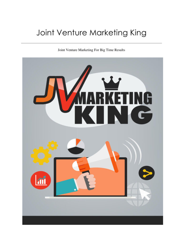 Marketing King PDF – Unknown Author