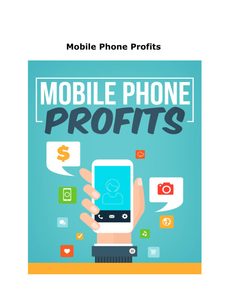 Mobile Phone Profits PDF – Unknown Author
