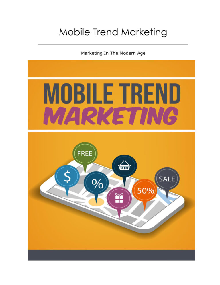 Mobile Trend Marketing PDF – Unknown Author