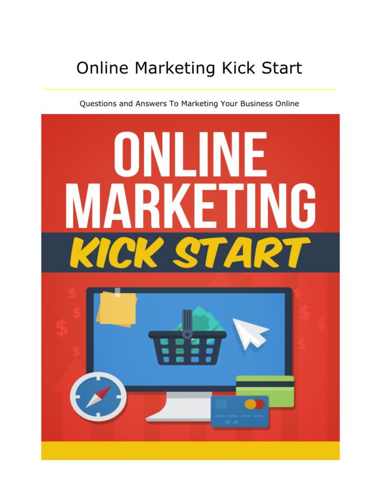 Online Marketing Kick Start PDF – Unknown Author