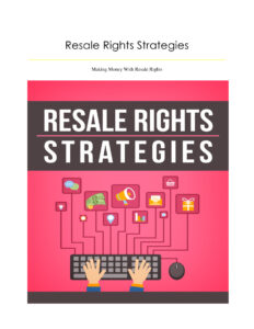62faa0996092e resale rights strategies Kitap Kapağı