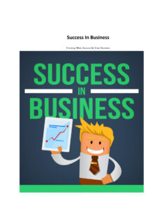 62fbf6e9d5803 success in business Kitap Kapağı