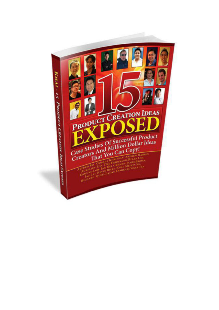 15 Product Creation Ideas Exposed PDF Download – Unknown Author