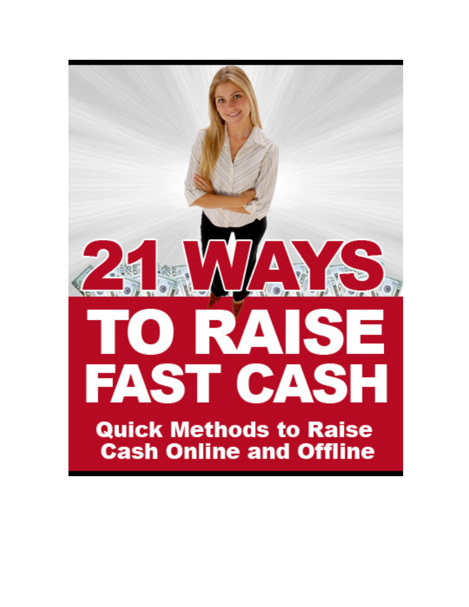 21 Ways to Raise Fast Cash PDF Download