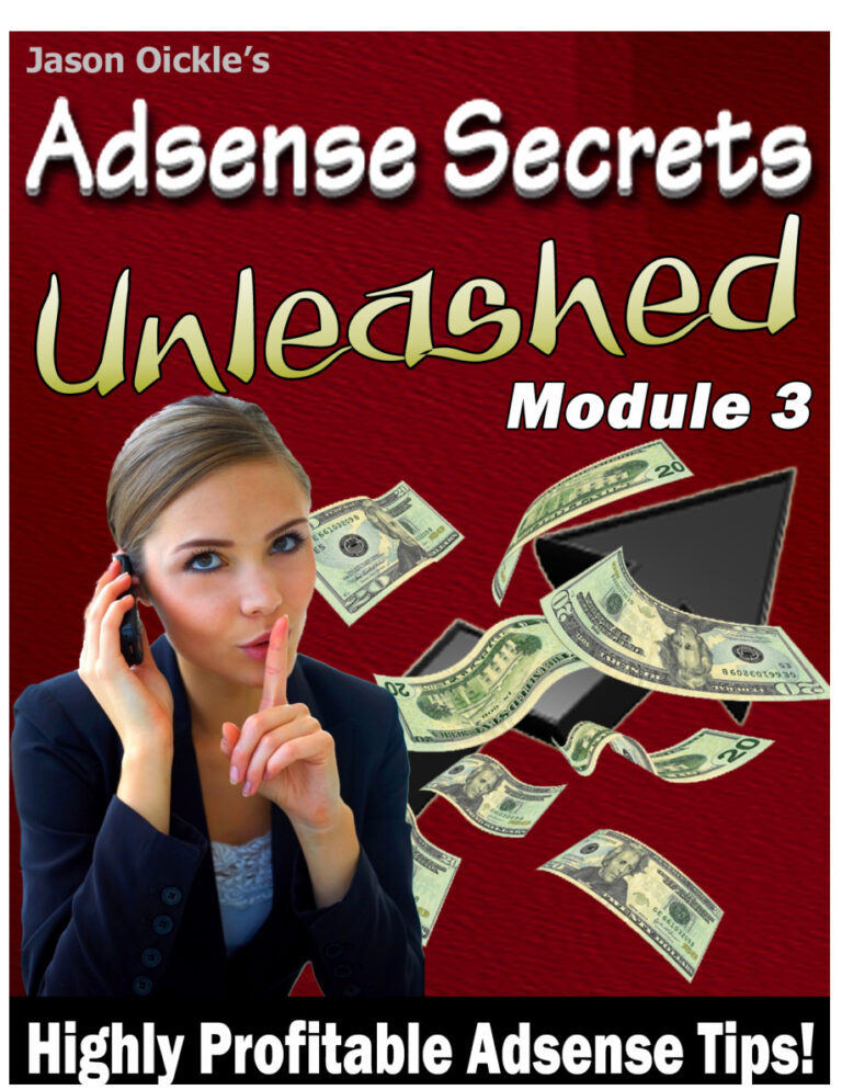 AdSense Secrets Unleashed (Module 3) PDF Download – Unknown Author