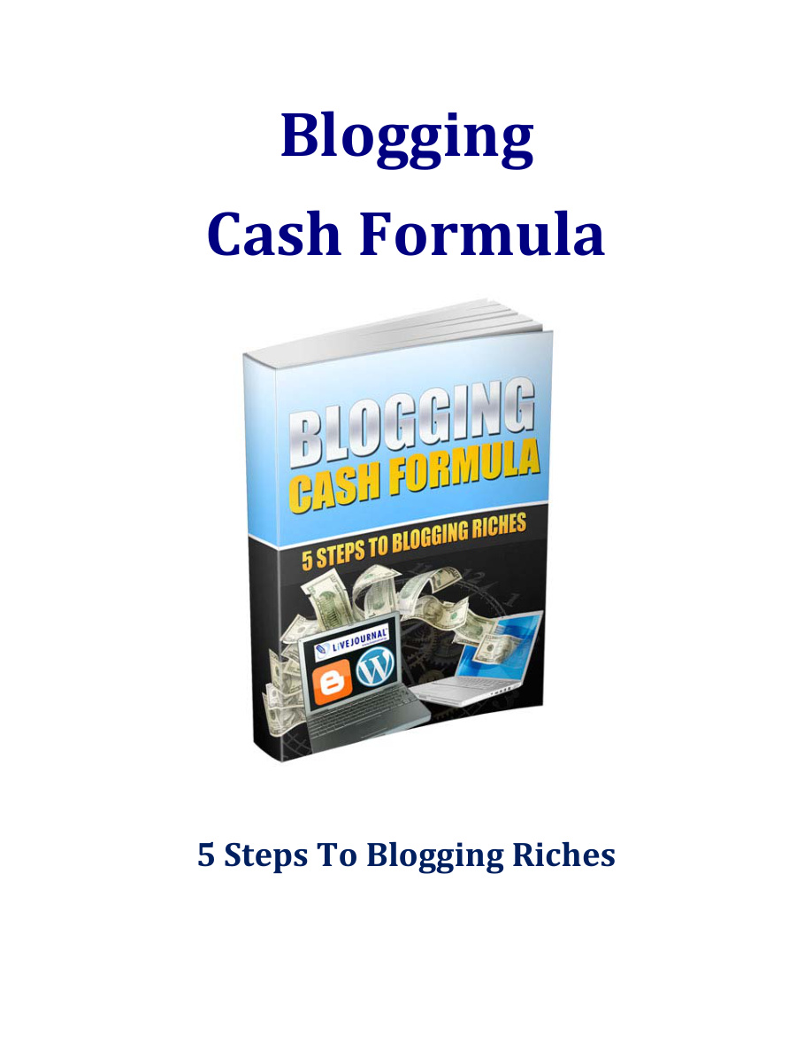 Blogging Cash Formula PDF Download