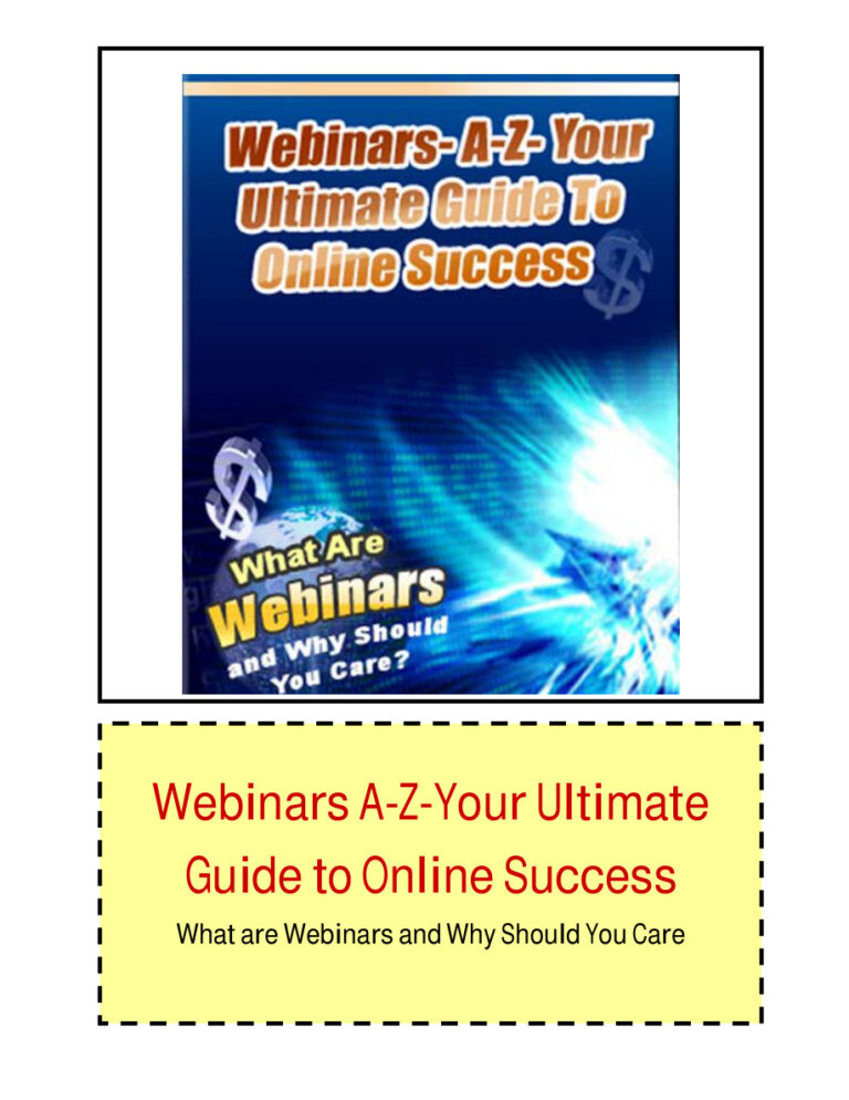 Webinars A-Z PDF Download – Unknown Author