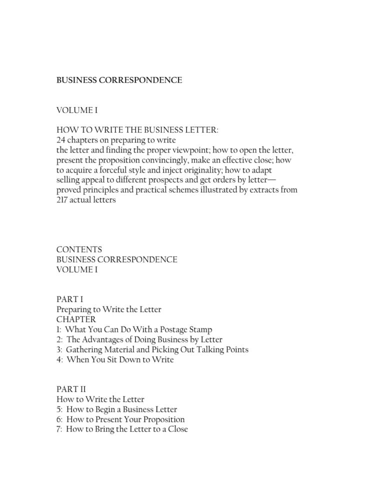 Business Correspondence PDF Download – Unknown Author