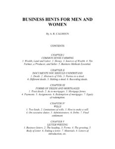 6306129e1adc0 business hints for men and women Kitap Kapağı