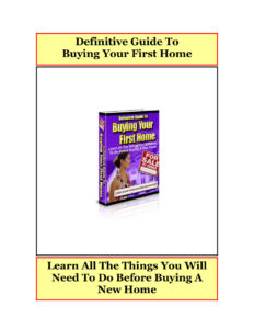 63075d4e3789b definitive guide to buying your first home Kitap Kapağı