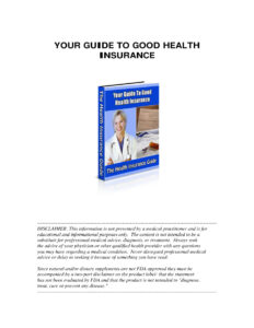 630d3adb87503 a guide to health insurance Kitap Kapağı