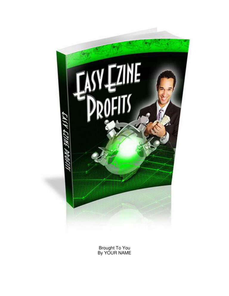Easy Ezine Profits PDF Download – Unknown Author
