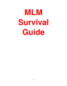 631b570818ad9 mlm survival guide Kitap Kapağı