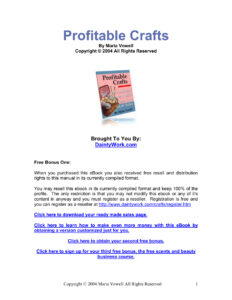 631f0ad3a436b profitable crafts Kitap Kapağı